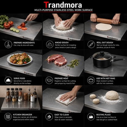 Premium Steel Chopping Board Zero Rust. Zero Stains. Zero Regrets.
