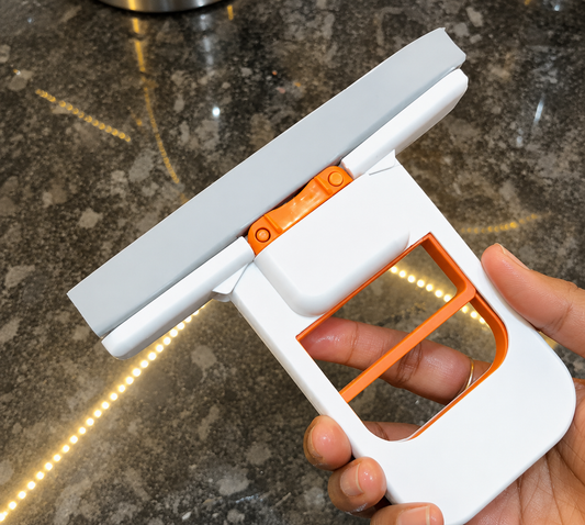CleanFold Mini Pro Mop – Mess-Free Self-Squeeze Sponge | Foldable Desktop Cleaning Tool for Home, Office & Kitchen